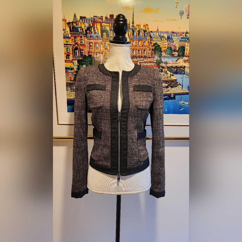 DKNY tweed coat